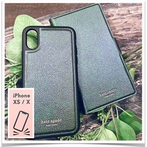 Sylvia iPhone XS/ X  Magnetic Wrap Folio Case NEW